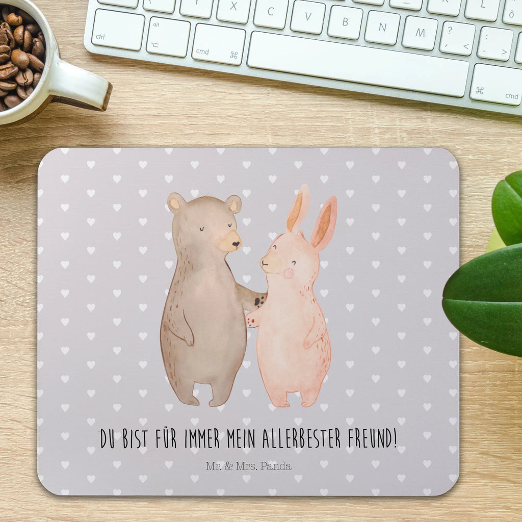 Mauspad Bär Hase Umarmen Mousepad, Computer zubehör, Büroausstattung, PC Zubehör, Arbeitszimmer, Mauspad, Einzigartiges Mauspad, Designer Mauspad, Mausunterlage, Mauspad Büro, Liebe, Partner, Freund, Freundin, Ehemann, Ehefrau, Heiraten, Verlobung, Heiratsantrag, Liebesgeschenk, Jahrestag, Hocheitstag, Freunde, bester Freund, Hase, Bär, Bärchen, best friends