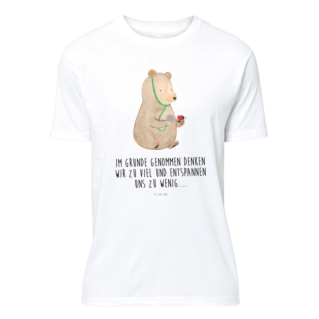 T-Shirt Standard Bär Arzt T-Shirt, Shirt, Tshirt, Lustiges T-Shirt, T-Shirt mit Spruch, Party, Junggesellenabschied, Jubiläum, Geburstag, Herrn, Damen, Männer, Frauen, Schlafshirt, Nachthemd, Sprüche, Bär, Teddy, Teddybär, Arzt, Ärztin, Doktor, Professor, Doktorin, Professorin