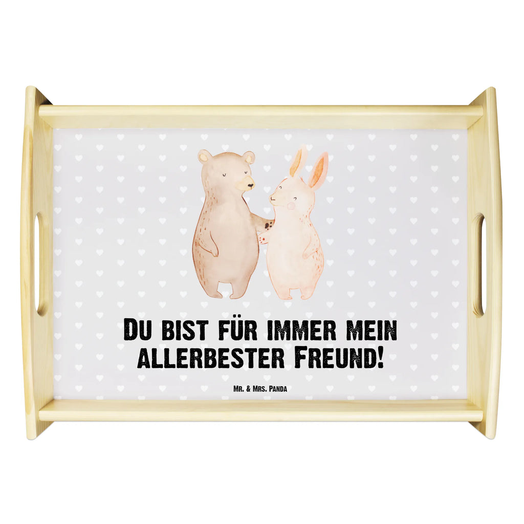 Serviertablett Bär Hase Umarmen Serviertablett, Tablett, Holztablett, Küchentablett, Dekotablett, Frühstückstablett, Liebe, Partner, Freund, Freundin, Ehemann, Ehefrau, Heiraten, Verlobung, Heiratsantrag, Liebesgeschenk, Jahrestag, Hocheitstag, Freunde, bester Freund, Hase, Bär, Bärchen, best friends