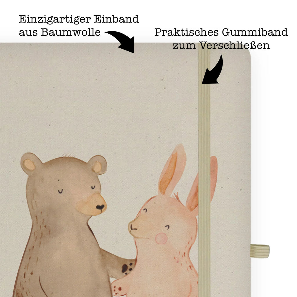 Baumwoll Notizbuch Bär Hase Umarmen Notizen, Eintragebuch, Tagebuch, Notizblock, Adressbuch, Journal, Kladde, Skizzenbuch, Notizheft, Schreibbuch, Schreibheft, Liebe, Partner, Freund, Freundin, Ehemann, Ehefrau, Heiraten, Verlobung, Heiratsantrag, Liebesgeschenk, Jahrestag, Hocheitstag, Freunde, bester Freund, Hase, Bär, Bärchen, best friends