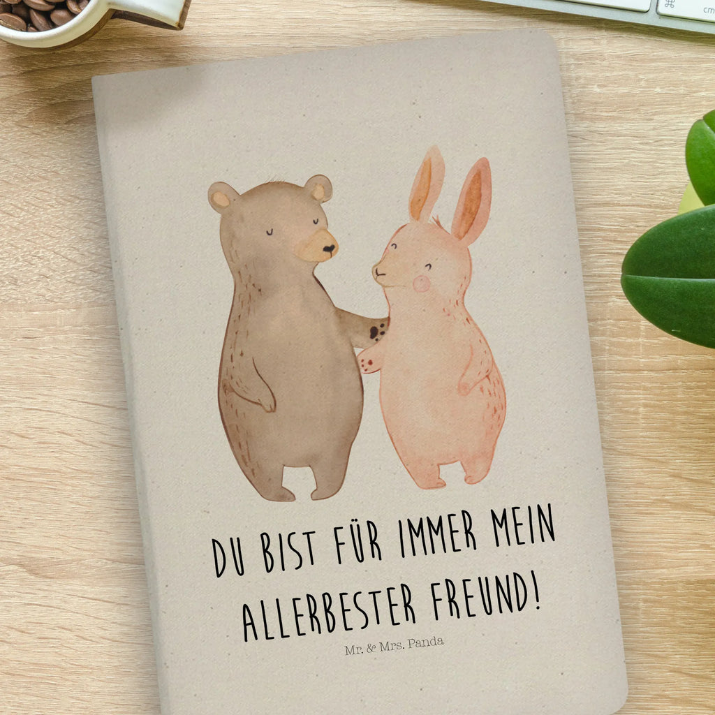 Baumwoll Notizbuch Bär Hase Umarmen Notizen, Eintragebuch, Tagebuch, Notizblock, Adressbuch, Journal, Kladde, Skizzenbuch, Notizheft, Schreibbuch, Schreibheft, Liebe, Partner, Freund, Freundin, Ehemann, Ehefrau, Heiraten, Verlobung, Heiratsantrag, Liebesgeschenk, Jahrestag, Hocheitstag, Freunde, bester Freund, Hase, Bär, Bärchen, best friends