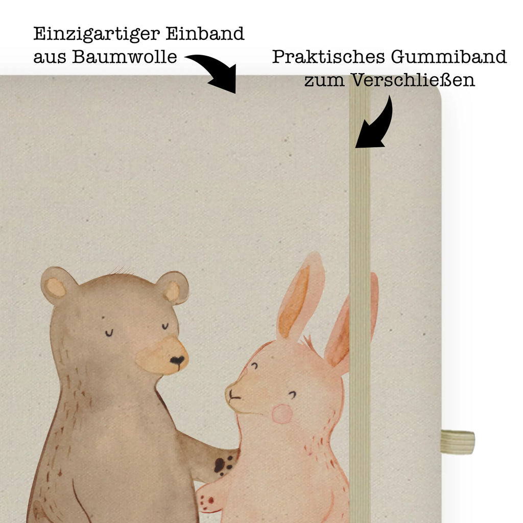 Baumwoll Notizbuch Bär Hase Umarmen Notizen, Eintragebuch, Tagebuch, Notizblock, Adressbuch, Journal, Kladde, Skizzenbuch, Notizheft, Schreibbuch, Schreibheft, Liebe, Partner, Freund, Freundin, Ehemann, Ehefrau, Heiraten, Verlobung, Heiratsantrag, Liebesgeschenk, Jahrestag, Hocheitstag, Freunde, bester Freund, Hase, Bär, Bärchen, best friends