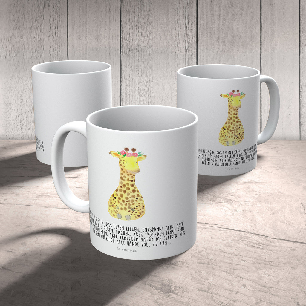 Kindertasse Giraffe Blumenkranz Kindertasse, Kinder Tasse, Kunststoff Tasse, Kindergarten Tasse, Trinkbecher, Camping Becher, Kaffeetasse, Kunststoffbecher, Kindergartenbecher, Outdoorgeschirr, Kunststoffgeschirr, Reisebecher, Reisetasse, Kinderbecher, Bruchfeste Tasse, Bruchsichere Tasse, Plastik Tasse, Plastiktasse, Afrika, Wildtiere, Giraffe, Blumenkranz, Abenteurer, Selbstliebe, Freundin