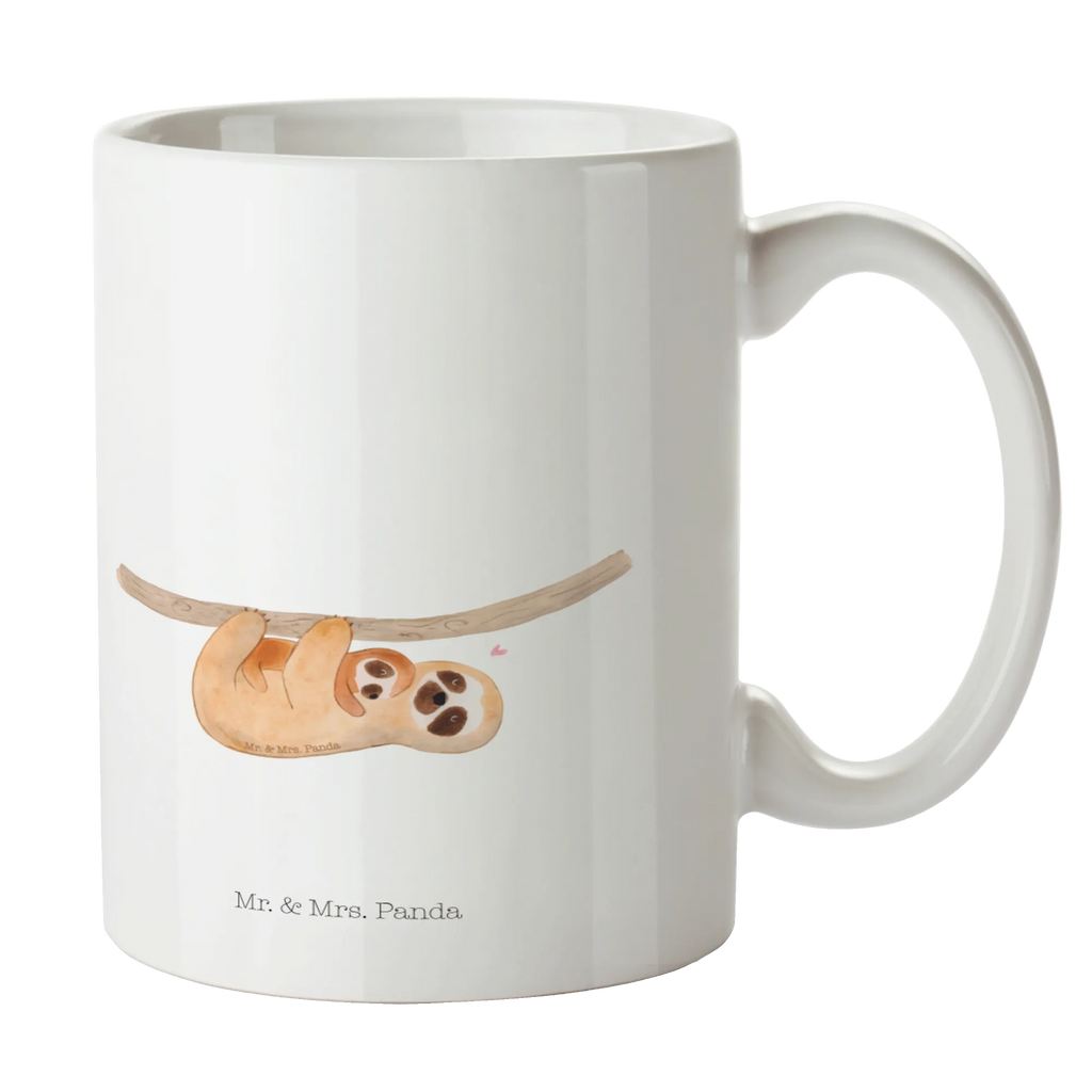 Tasse Faultier mit Kind Tasse, Kaffeetasse, Teetasse, Becher, Kaffeebecher, Teebecher, Keramiktasse, Porzellantasse, Büro Tasse, Geschenk Tasse, Tasse Sprüche, Tasse Motive, Kaffeetassen, Tasse bedrucken, Designer Tasse, Cappuccino Tassen, Schöne Teetassen, Faultier, Faultier Geschenk, Faultier Deko, Kind, Baby, Liebe, Mutter, Mama, Geburt, Kinder, Faulheit, Spaß, Niedlichkeit