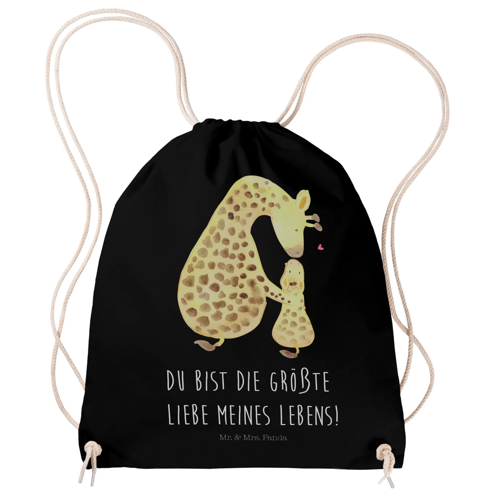 Sportbeutel Giraffe mit Kind Sportbeutel, Turnbeutel, Beutel, Sporttasche, Tasche, Stoffbeutel, Sportbeutel Kinder, Gymsack, Beutel Rucksack, Kleine Sporttasche, Sportzubehör, Turnbeutel Baumwolle, Afrika, Wildtiere, Giraffe, Kind, Mutter, Mama, Tochter, Sohn, Lieblingsmensch