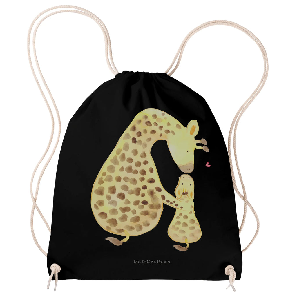 Sportbeutel Giraffe mit Kind Sportbeutel, Turnbeutel, Beutel, Sporttasche, Tasche, Stoffbeutel, Sportbeutel Kinder, Gymsack, Beutel Rucksack, Kleine Sporttasche, Sportzubehör, Turnbeutel Baumwolle, Afrika, Wildtiere, Giraffe, Kind, Mutter, Mama, Tochter, Sohn, Lieblingsmensch