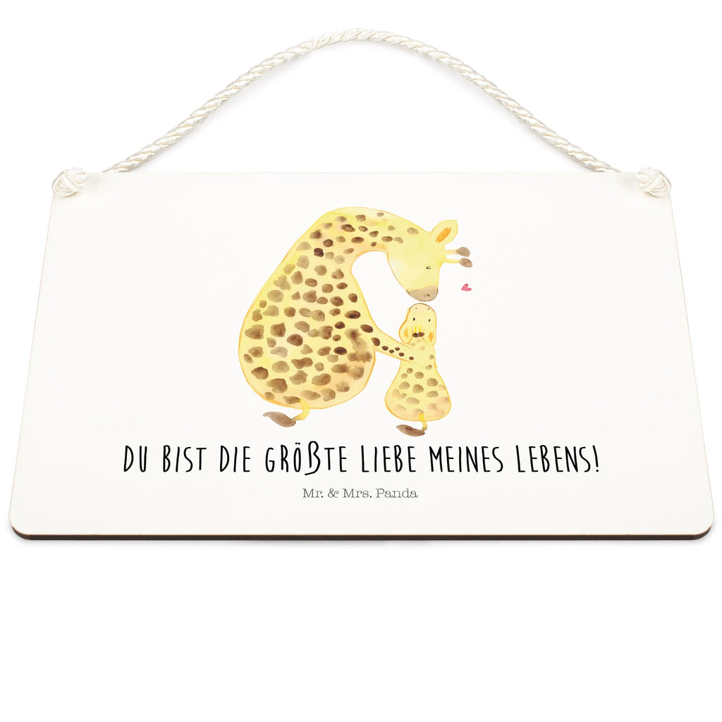 Deko Schild Giraffe mit Kind Dekoschild, Deko Schild, Schild, Tür Schild, Türschild, Holzschild, Wandschild, Wanddeko, Afrika, Wildtiere, Giraffe, Kind, Mutter, Mama, Tochter, Sohn, Lieblingsmensch