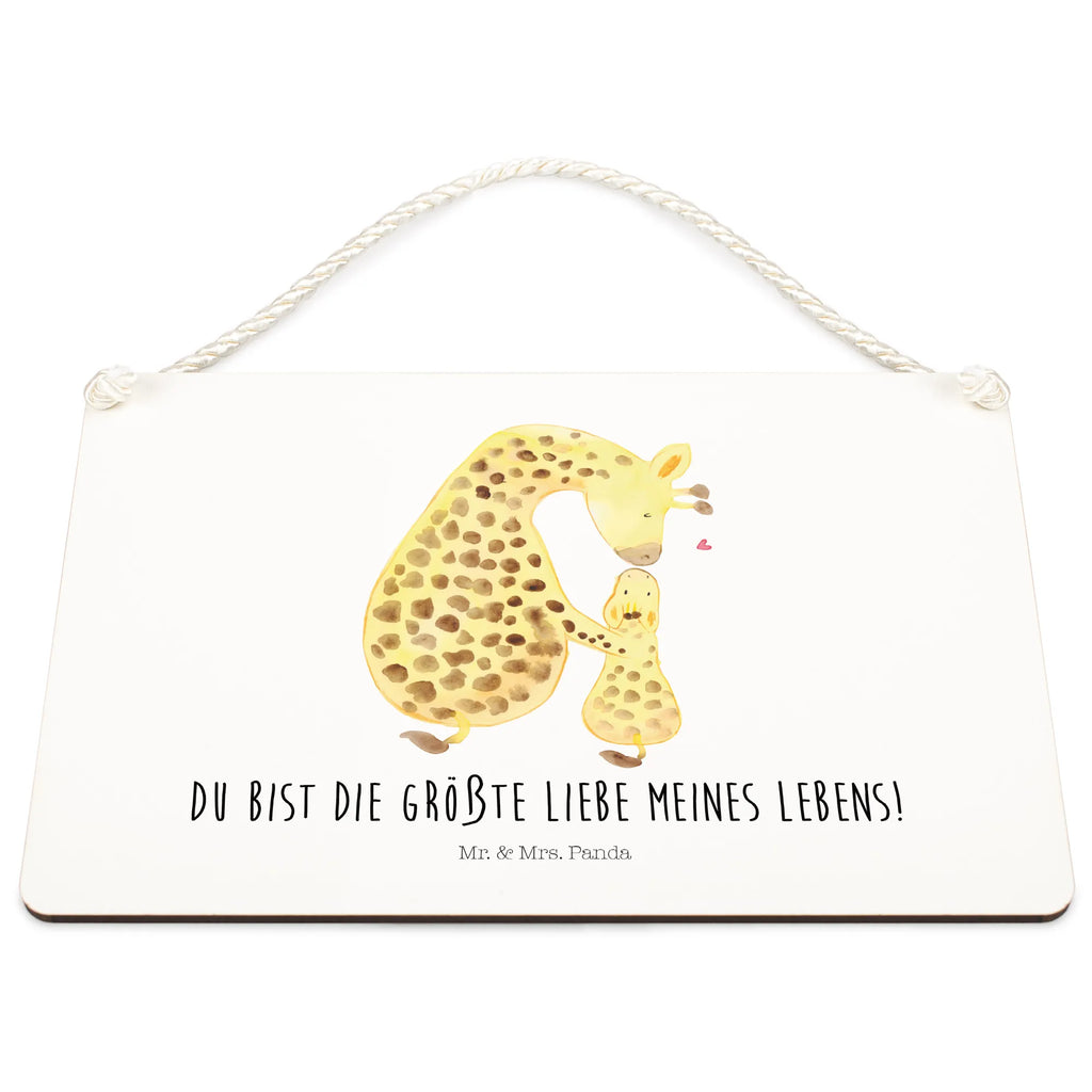 Deko Schild Giraffe mit Kind Dekoschild, Deko Schild, Schild, Tür Schild, Türschild, Holzschild, Wandschild, Wanddeko, Afrika, Wildtiere, Giraffe, Kind, Mutter, Mama, Tochter, Sohn, Lieblingsmensch