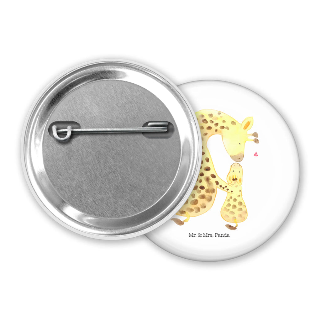 Button Giraffe mit Kind 50mm Button, Button, Pin, Anstecknadel, Afrika, Wildtiere, Giraffe, Kind, Mutter, Mama, Tochter, Sohn, Lieblingsmensch