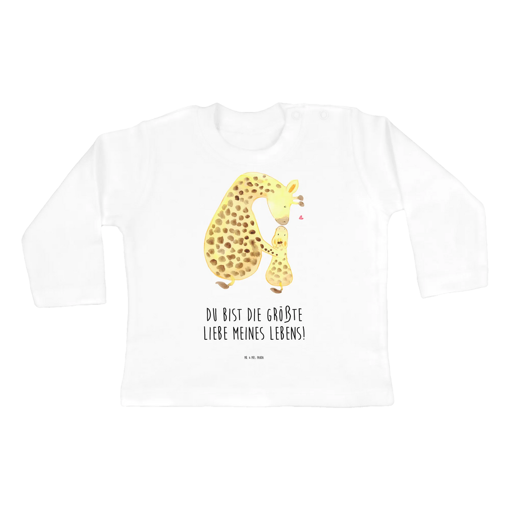 Baby Longsleeve Giraffe mit Kind Mädchen, Jungen, Baby, Langarm, Bio, Kleidung, Afrika, Wildtiere, Giraffe, Kind, Mutter, Mama, Tochter, Sohn, Lieblingsmensch