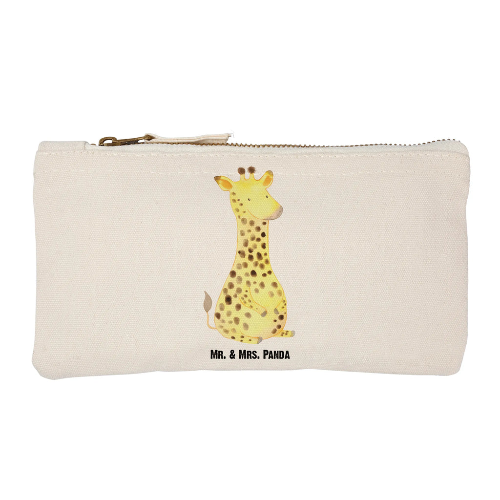 Schminktasche Giraffe Zufrieden Schminktasche, Kosmetiktasche, Kosmetikbeutel, Stiftemäppchen, Etui, Federmappe, Makeup, XXL, Schminketui, Kosmetiketui, Schlamperetui, Afrika, Wildtiere, Giraffe, Zufrieden, Glück, Abenteuer