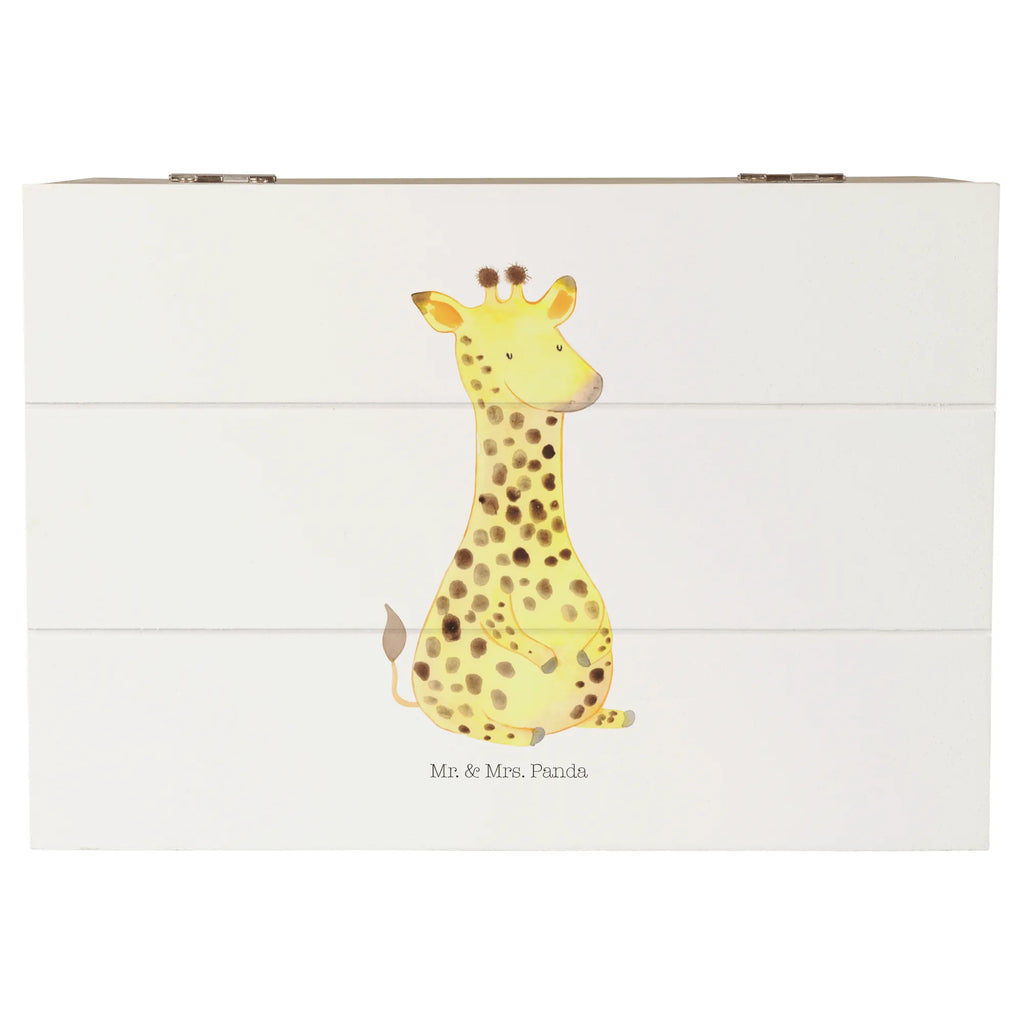 Holzkiste Giraffe Zufrieden Holzkiste, Kiste, Schatzkiste, Truhe, Schatulle, XXL, Erinnerungsbox, Erinnerungskiste, Dekokiste, Aufbewahrungsbox, Geschenkbox, Geschenkdose, Afrika, Wildtiere, Giraffe, Zufrieden, Glück, Abenteuer