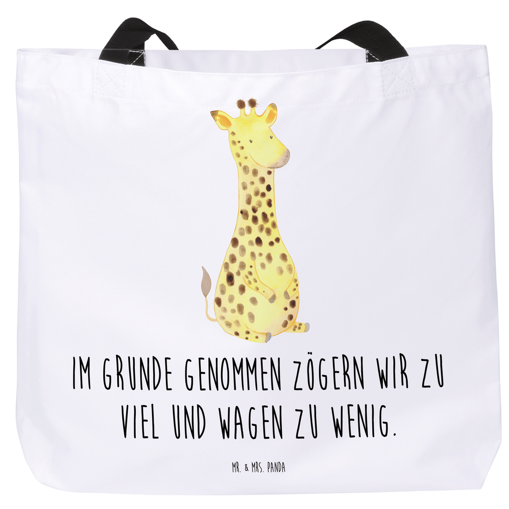 Shopper Giraffe Zufrieden Beutel, Einkaufstasche, Tasche, Strandtasche, Einkaufsbeutel, Shopper, Schultasche, Freizeittasche, Tragebeutel, Schulbeutel, Alltagstasche, Afrika, Wildtiere, Giraffe, Zufrieden, Glück, Abenteuer