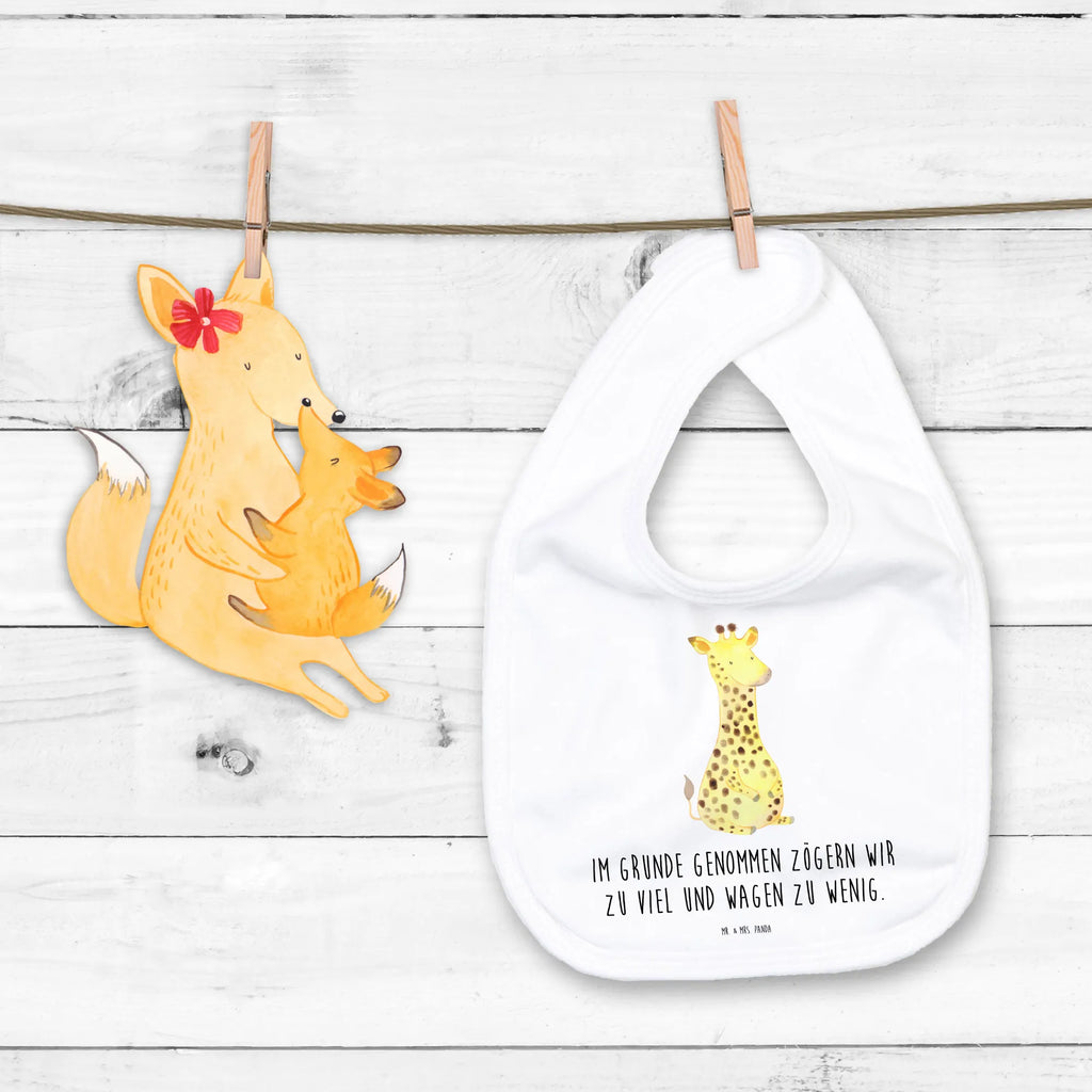 Organic Babylätzchen Giraffe Zufrieden Baby, Lätzchen, Spucktuch, Sabberlätzchen, Klettlätzchen, Babygeschenk, Baby Lätzchen, Geschenk für Geburt, Geschenk zur Geburt, Baby Spucktuch, Babyausstattung, Geschenkidee für Babyparty, Afrika, Wildtiere, Giraffe, Zufrieden, Glück, Abenteuer