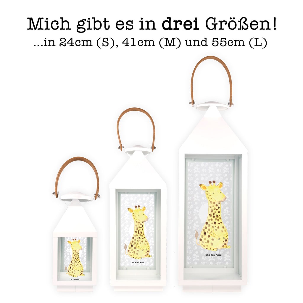 Deko Laterne Giraffe Zufrieden Gartenlampe, Gartenleuchte, Gartendekoration, Gartenlicht, Laterne kleine Laternen, XXL Laternen, Laterne groß, Afrika, Wildtiere, Giraffe, Zufrieden, Glück, Abenteuer