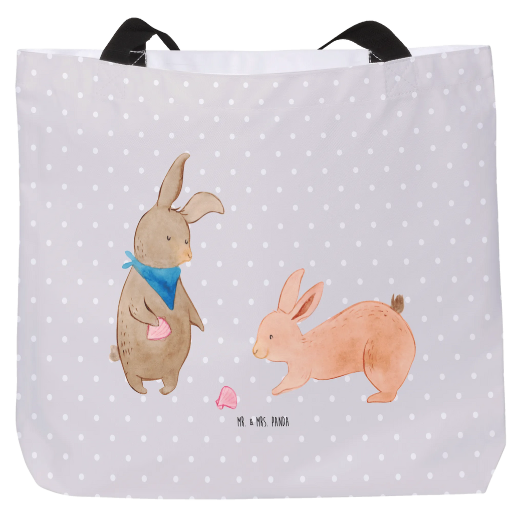 Shopper Hasen Muschel Beutel, Einkaufstasche, Tasche, Strandtasche, Einkaufsbeutel, Shopper, Schultasche, Freizeittasche, Tragebeutel, Schulbeutel, Alltagstasche, Familie, Vatertag, Muttertag, Bruder, Schwester, Mama, Papa, Oma, Opa, Hasen, beste Freundin, Freundin, Freundinnen, best friends, BFF, Muscheln sammeln, Muscheln, Meer