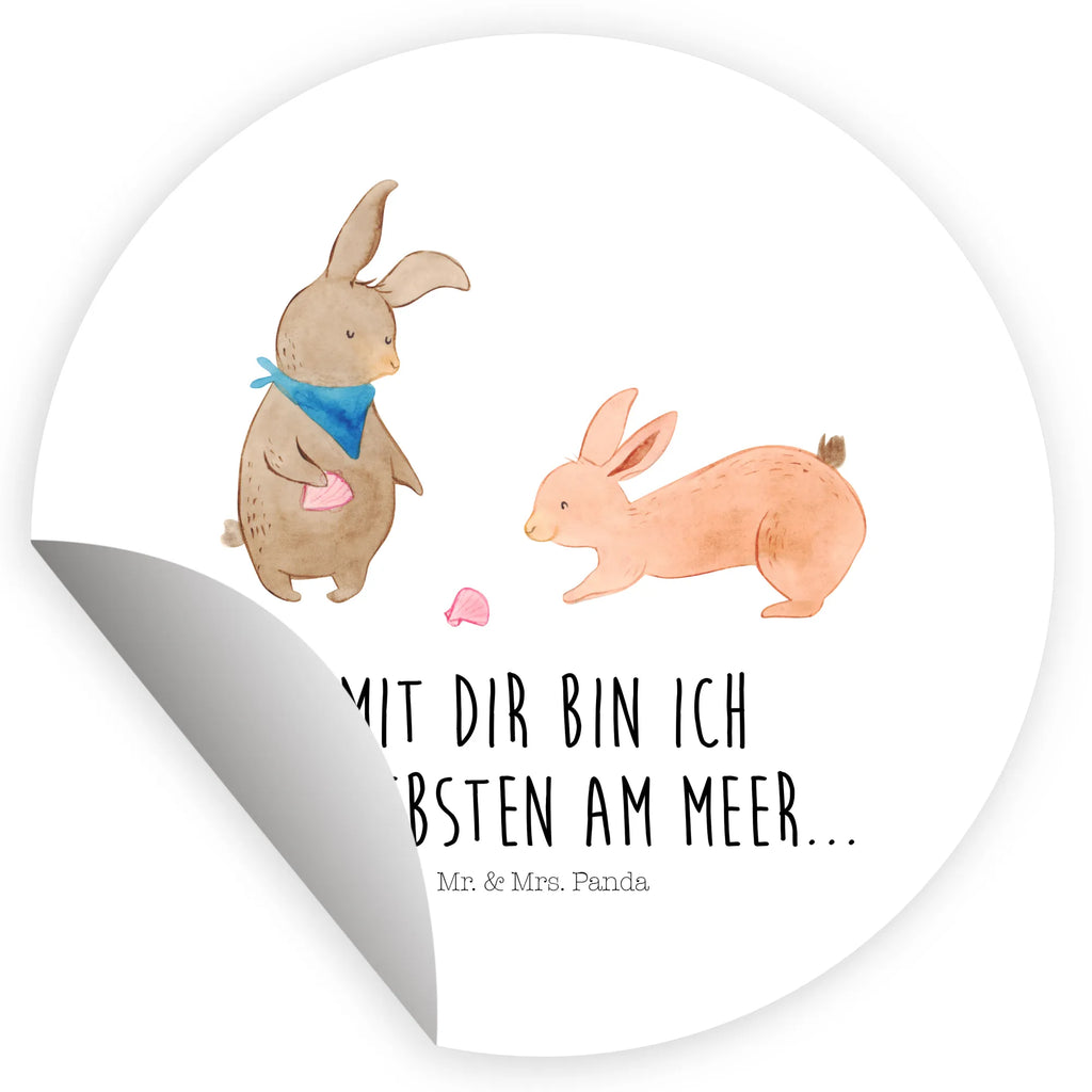 Rund Aufkleber Hasen Muschel Sticker, Aufkleber, Etikett, Kinder, rund, Familie, Vatertag, Muttertag, Bruder, Schwester, Mama, Papa, Oma, Opa, Hasen, beste Freundin, Freundin, Freundinnen, best friends, BFF, Muscheln sammeln, Muscheln, Meer