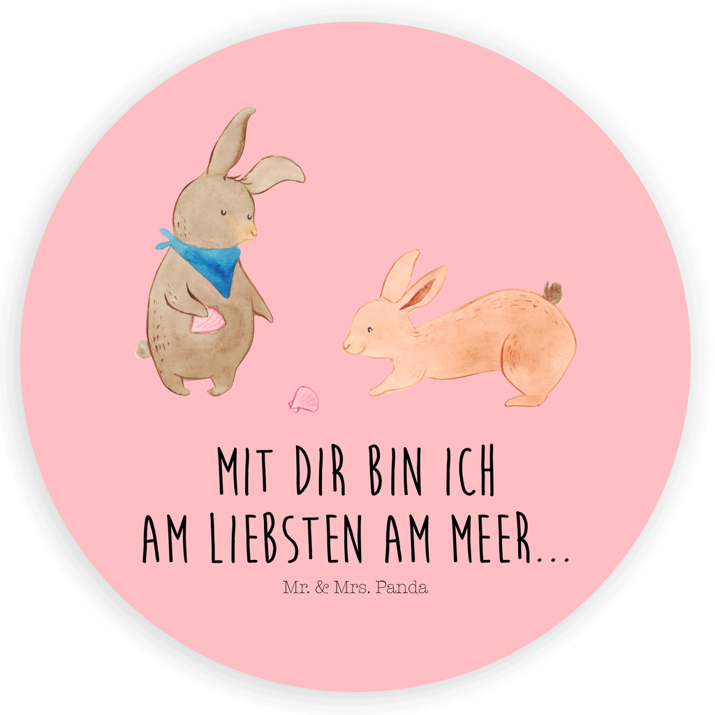 Rund Aufkleber Hasen Muschel Sticker, Aufkleber, Etikett, Kinder, rund, Familie, Vatertag, Muttertag, Bruder, Schwester, Mama, Papa, Oma, Opa, Hasen, beste Freundin, Freundin, Freundinnen, best friends, BFF, Muscheln sammeln, Muscheln, Meer