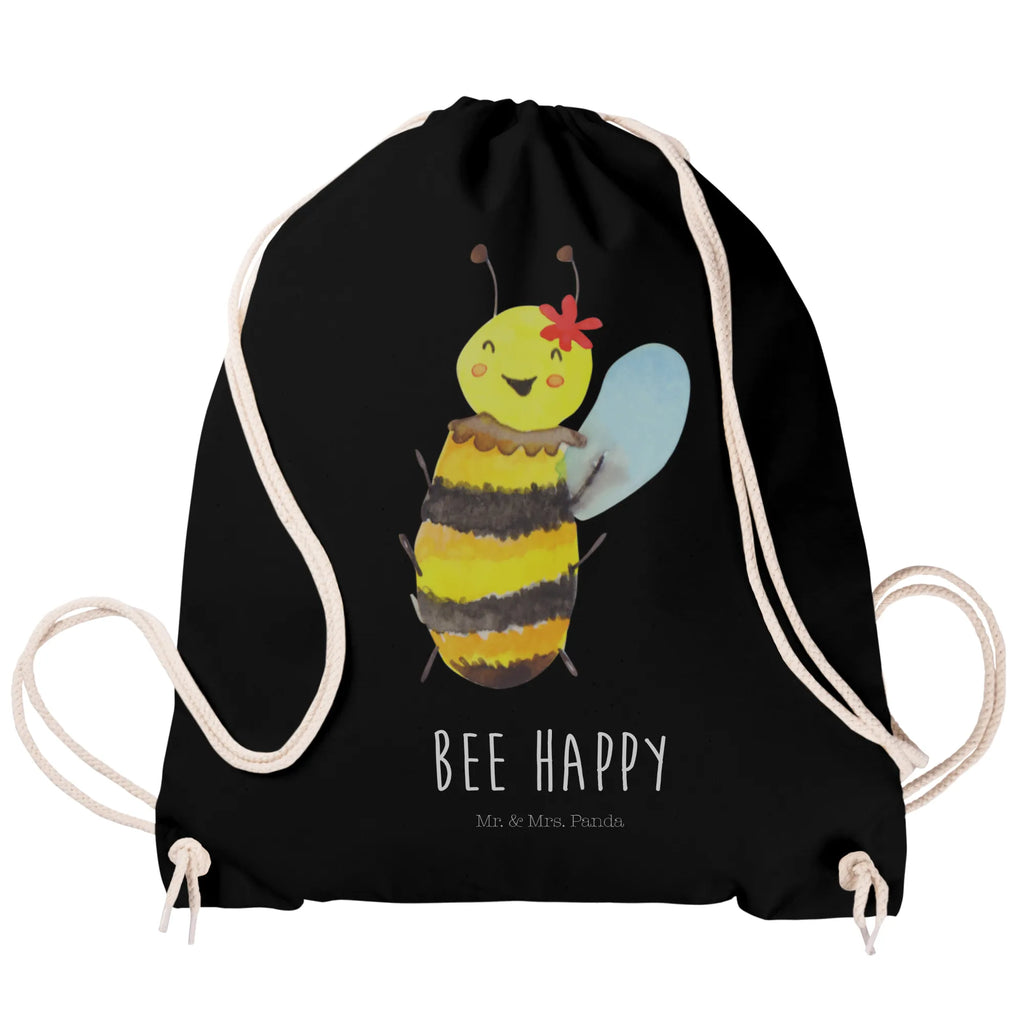 Sportbeutel Biene Happy Sportbeutel, Turnbeutel, Beutel, Sporttasche, Tasche, Stoffbeutel, Sportbeutel Kinder, Gymsack, Beutel Rucksack, Kleine Sporttasche, Sportzubehör, Turnbeutel Baumwolle, Biene, Wespe, Hummel