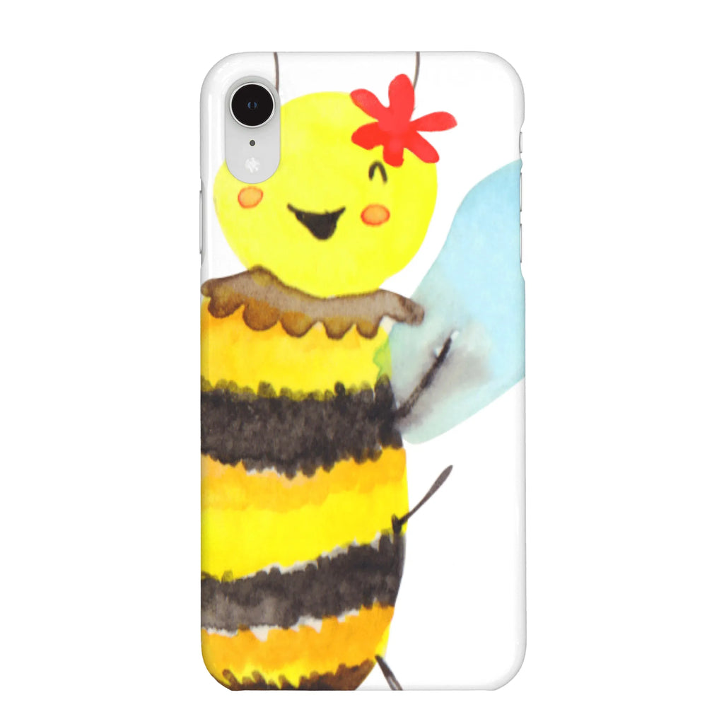 Handyhülle Biene Happy Handyhülle, Handycover, Cover, Handy, Hülle, Samsung Galaxy S8 plus, Biene, Wespe, Hummel