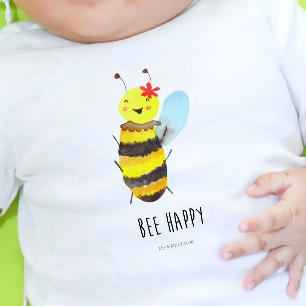 Organic Baby Shirt Biene Happy Baby T-Shirt, Jungen Baby T-Shirt, Mädchen Baby T-Shirt, Shirt, Biene, Wespe, Hummel