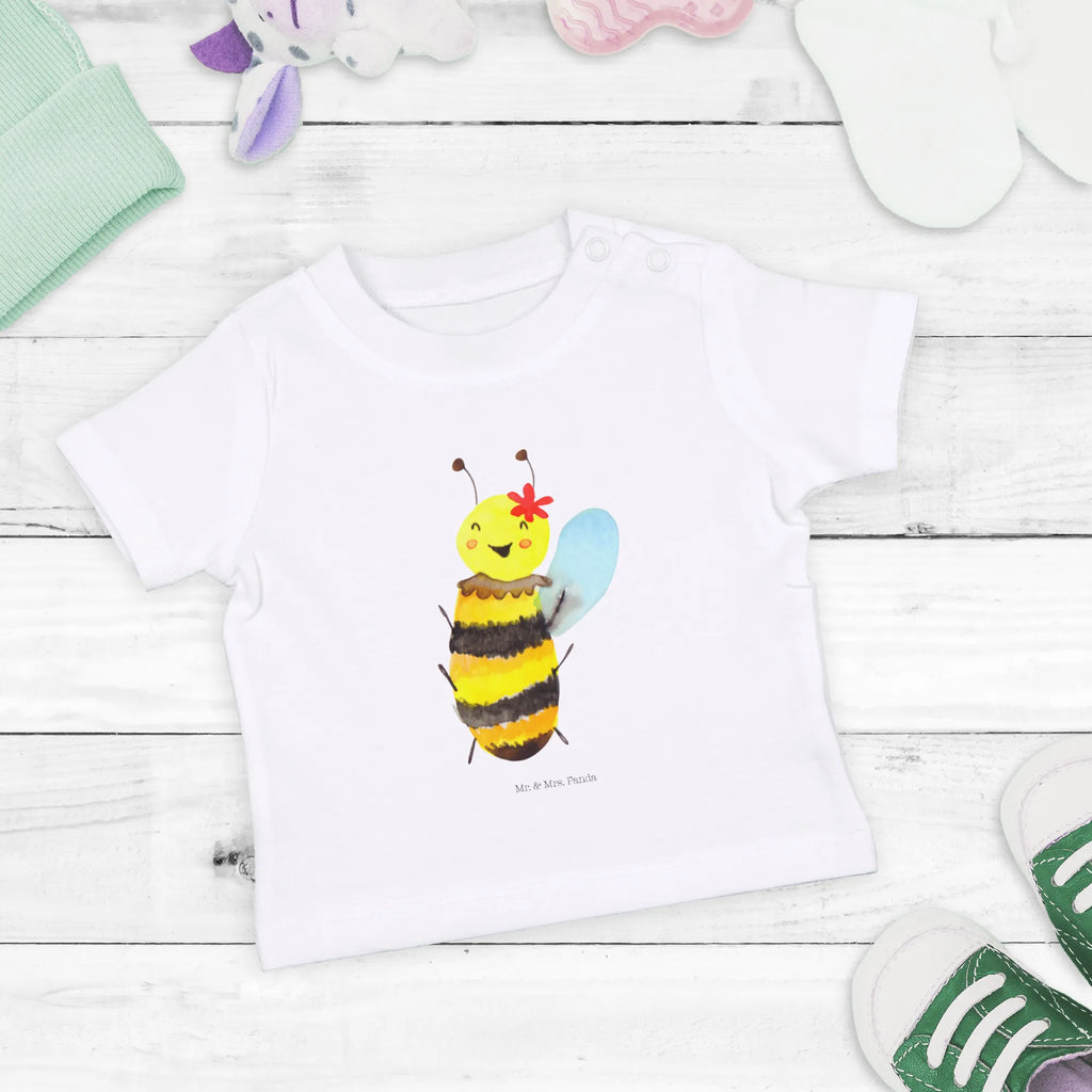 Organic Baby Shirt Biene Happy Baby T-Shirt, Jungen Baby T-Shirt, Mädchen Baby T-Shirt, Shirt, Biene, Wespe, Hummel