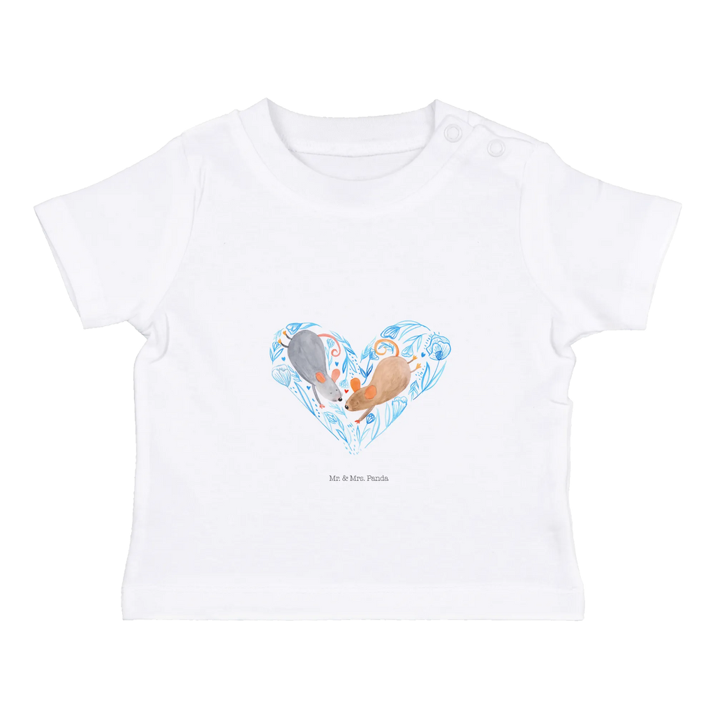 Organic Baby Shirt Mäuse Herz Baby T-Shirt, Jungen Baby T-Shirt, Mädchen Baby T-Shirt, Shirt, Liebe, Partner, Freund, Freundin, Ehemann, Ehefrau, Heiraten, Verlobung, Heiratsantrag, Liebesgeschenk, Jahrestag, Hocheitstag, Maus, Mäuse, Liebesbotschaft, Liebesbeweis, Hochzeit, Lieblingsmensch, Gemeinsamkeit, Love, Geschenk für zwei