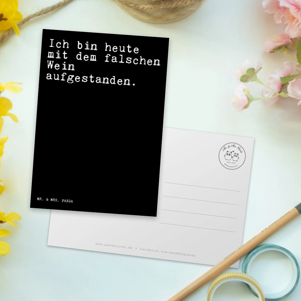 Postkarte Sprüche und Zitate Ich bin heute mit dem falschen Wein aufgestanden. Postkarte, Karte, Geschenkkarte, Grußkarte, Einladung, Ansichtskarte, Geburtstagskarte, Einladungskarte, Dankeskarte, Ansichtskarten, Einladung Geburtstag, Einladungskarten Geburtstag, Spruch, Sprüche, lustige Sprüche, Weisheiten, Zitate, Spruch Geschenke, Spruch Sprüche Weisheiten Zitate Lustig Weisheit Worte