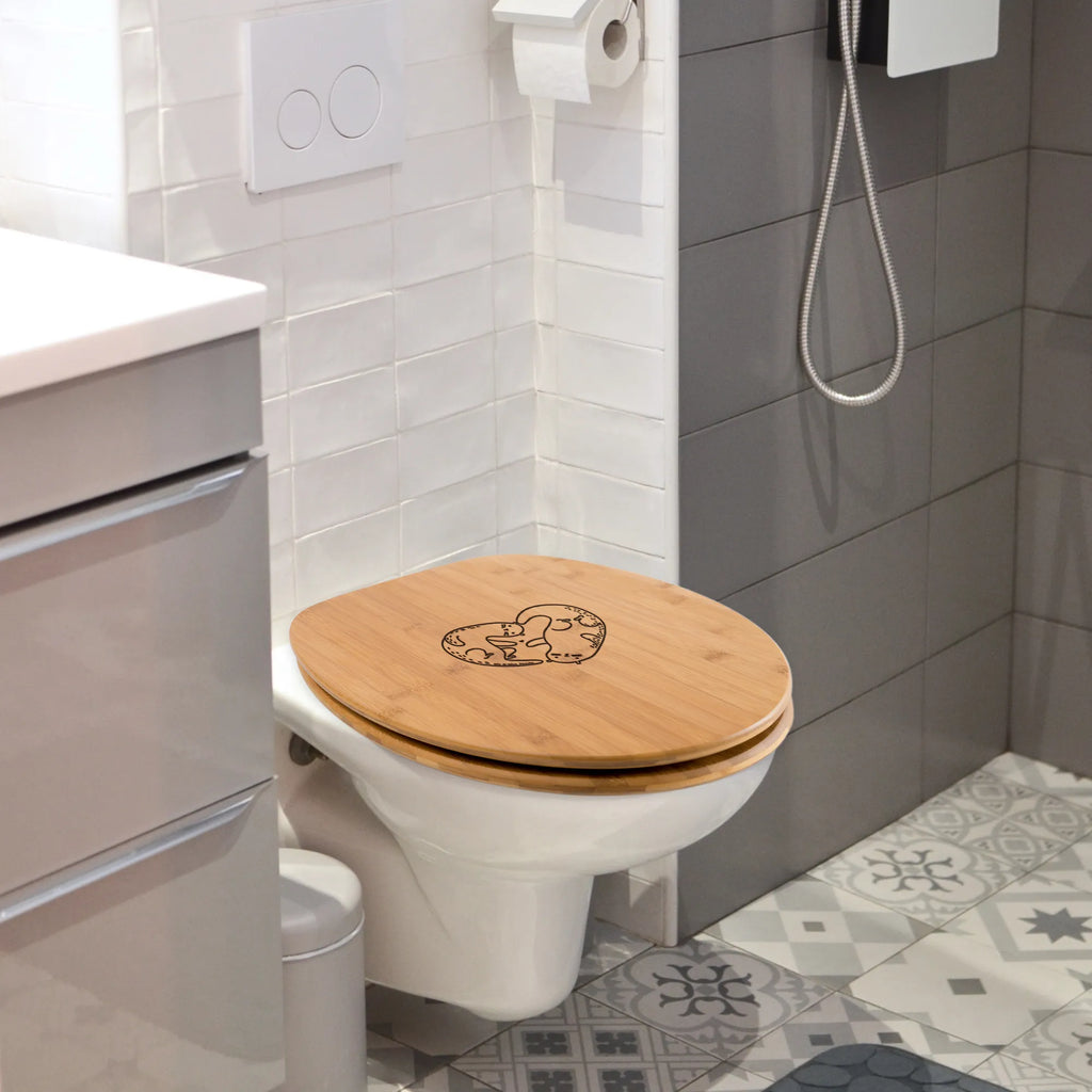 WC Sitz Otter Herz Klobrille, Klodeckel, Toilettendeckel, WC-Sitz, Toilette, Otter, Fischotter, Seeotter, Liebe, Herz, Liebesbeweis, Liebesgeschenk, Bessere Hälfte, Love you, Jahrestag, Hochzeitstag, Verlobung, gemeinsames Leben