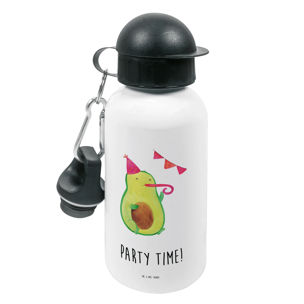 Kindertrinkflasche Avocado Party Time Kindertrinkflasche, Kinder Trinkflasche, Trinkflasche, Flasche, Kinderflasche, Kinder, Kids, Kindergarten Flasche, Grundschule, Jungs, Mädchen, Avocado, Veggie, Vegan, Gesund