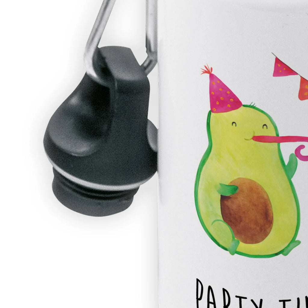 Kindertrinkflasche Avocado Party Time Kindertrinkflasche, Kinder Trinkflasche, Trinkflasche, Flasche, Kinderflasche, Kinder, Kids, Kindergarten Flasche, Grundschule, Jungs, Mädchen, Avocado, Veggie, Vegan, Gesund