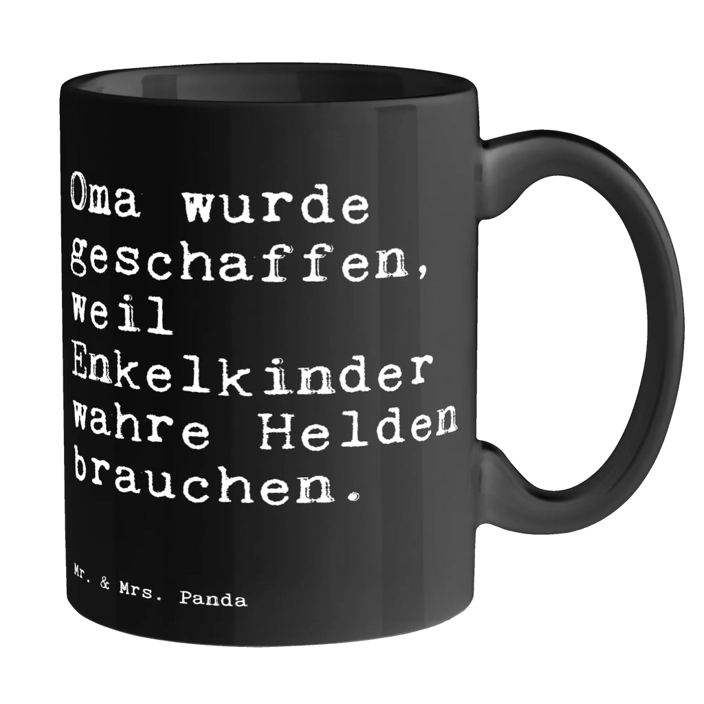 Tasse Oma wurde geschaffen, weil... Tasse, Kaffeetasse, Teetasse, Becher, Kaffeebecher, Teebecher, Keramiktasse, Porzellantasse, Büro Tasse, Geschenk Tasse, Tasse Sprüche, Tasse Motive, Kaffeetassen, Tasse bedrucken, Designer Tasse, Cappuccino Tassen, Schöne Teetassen, Spruch, Sprüche, lustige Sprüche, Weisheiten, Zitate, Spruch Geschenke, Spruch Sprüche Weisheiten Zitate Lustig Weisheit Worte