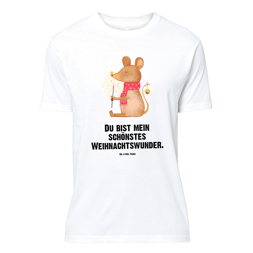 T-Shirt Standard Weihnachtsmaus T-Shirt, Shirt, Tshirt, Lustiges T-Shirt, T-Shirt mit Spruch, Party, Junggesellenabschied, Jubiläum, Geburstag, Herrn, Damen, Männer, Frauen, Schlafshirt, Nachthemd, Sprüche, Winter, Weihnachten, Weihnachtsdeko, Nikolaus, Advent, Heiligabend, Wintermotiv, Frohe Weihnachten, Weihnachtsgruß, Weihnachtsmotiv, Maus, Mäuschen, Weihnachtswunder