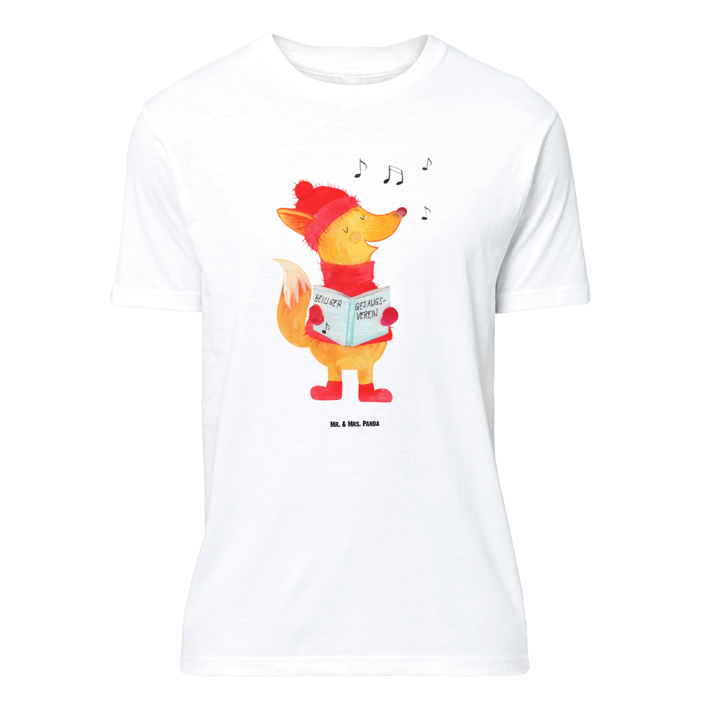 T-Shirt Standard Fuchs Sänger T-Shirt, Shirt, Tshirt, Lustiges T-Shirt, T-Shirt mit Spruch, Party, Junggesellenabschied, Jubiläum, Geburstag, Herrn, Damen, Männer, Frauen, Schlafshirt, Nachthemd, Sprüche, Winter, Weihnachten, Weihnachtsdeko, Nikolaus, Advent, Heiligabend, Wintermotiv, Fuchs, Füchse, Sänger, Geschenk Sänger, Singen, Weihnachtslieder