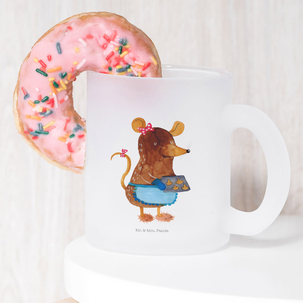 Teetasse Maus Kekse Teetasse, Teeglas, Teebecher, Tasse mit Henkel, Tasse, Glas Teetasse, Teetasse aus Glas, Winter, Weihnachten, Weihnachtsdeko, Nikolaus, Advent, Heiligabend, Wintermotiv, Maus, Kekse, backen, Weihnachtskekse, Plätzchen, Weihnachtsbäckerei, Chaosqueen