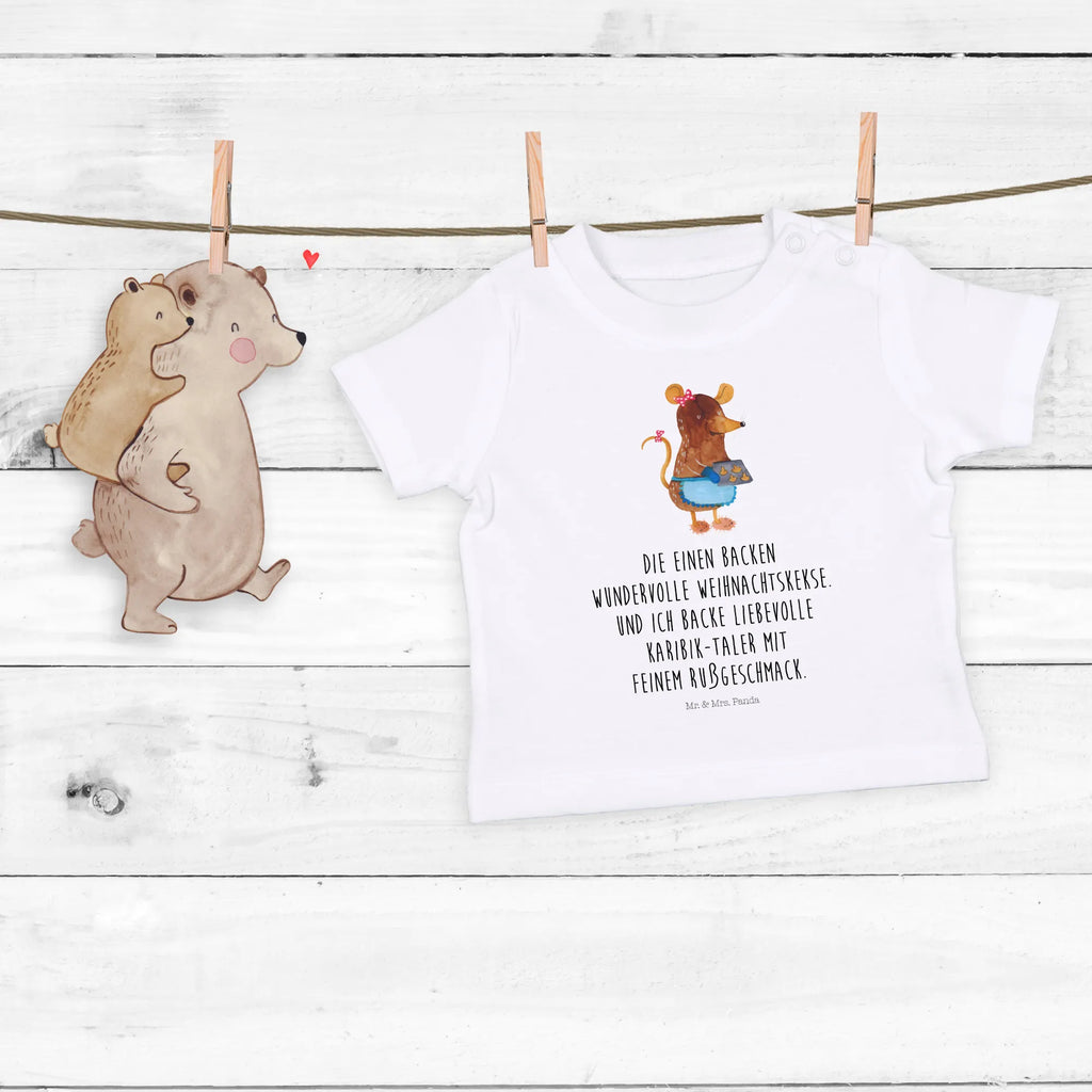 Organic Baby Shirt Maus Kekse Baby T-Shirt, Jungen Baby T-Shirt, Mädchen Baby T-Shirt, Shirt, Winter, Weihnachten, Weihnachtsdeko, Nikolaus, Advent, Heiligabend, Wintermotiv, Maus, Kekse, backen, Weihnachtskekse, Plätzchen, Weihnachtsbäckerei, Chaosqueen