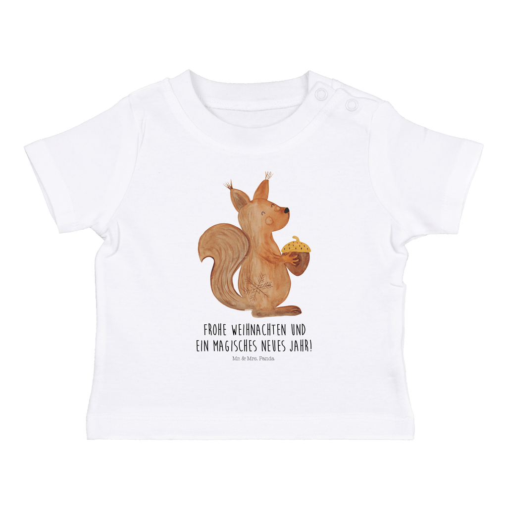 Organic Baby Shirt Eichhörnchen Weihnachtszeit Baby T-Shirt, Jungen Baby T-Shirt, Mädchen Baby T-Shirt, Shirt, Winter, Weihnachten, Weihnachtsdeko, Nikolaus, Advent, Heiligabend, Wintermotiv, Frohe Weihnachten, Frohes neues Jahr, Guten Rutsch, Weihnachtsmotiv, Weihnachtsgruß, Neujahr, Vogel