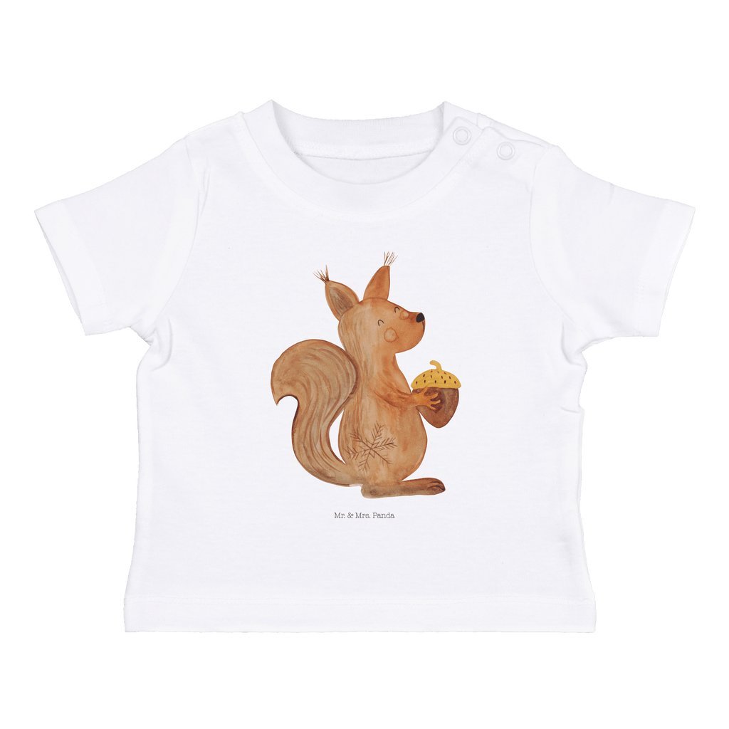 Organic Baby Shirt Eichhörnchen Weihnachtszeit Baby T-Shirt, Jungen Baby T-Shirt, Mädchen Baby T-Shirt, Shirt, Winter, Weihnachten, Weihnachtsdeko, Nikolaus, Advent, Heiligabend, Wintermotiv, Frohe Weihnachten, Frohes neues Jahr, Guten Rutsch, Weihnachtsmotiv, Weihnachtsgruß, Neujahr, Vogel