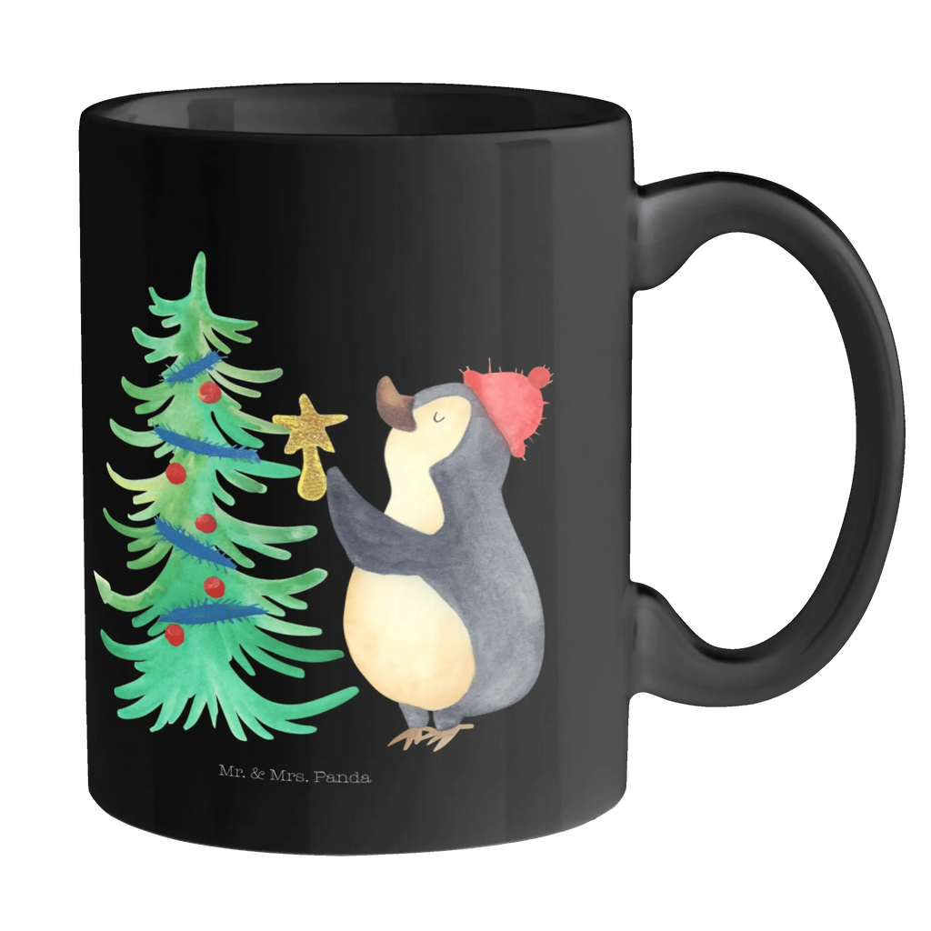 Tasse Pinguin Weihnachtsbaum Tasse, Kaffeetasse, Teetasse, Becher, Kaffeebecher, Teebecher, Keramiktasse, Porzellantasse, Büro Tasse, Geschenk Tasse, Tasse Sprüche, Tasse Motive, Kaffeetassen, Tasse bedrucken, Designer Tasse, Cappuccino Tassen, Schöne Teetassen, Winter, Weihnachten, Weihnachtsdeko, Nikolaus, Advent, Heiligabend, Wintermotiv, Pinguin