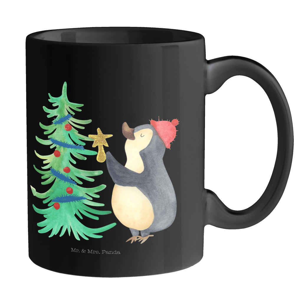 Tasse Pinguin Weihnachtsbaum Tasse, Kaffeetasse, Teetasse, Becher, Kaffeebecher, Teebecher, Keramiktasse, Porzellantasse, Büro Tasse, Geschenk Tasse, Tasse Sprüche, Tasse Motive, Kaffeetassen, Tasse bedrucken, Designer Tasse, Cappuccino Tassen, Schöne Teetassen, Winter, Weihnachten, Weihnachtsdeko, Nikolaus, Advent, Heiligabend, Wintermotiv, Pinguin