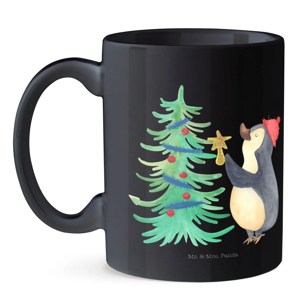 Tasse Pinguin Weihnachtsbaum Tasse, Kaffeetasse, Teetasse, Becher, Kaffeebecher, Teebecher, Keramiktasse, Porzellantasse, Büro Tasse, Geschenk Tasse, Tasse Sprüche, Tasse Motive, Kaffeetassen, Tasse bedrucken, Designer Tasse, Cappuccino Tassen, Schöne Teetassen, Winter, Weihnachten, Weihnachtsdeko, Nikolaus, Advent, Heiligabend, Wintermotiv, Pinguin