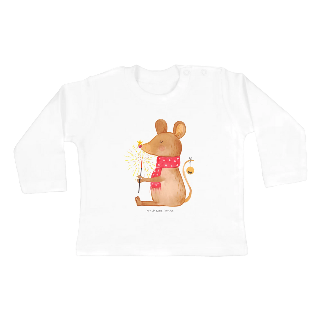 Baby Longsleeve Maus Weihnachten Mädchen, Jungen, Baby, Langarm, Bio, Kleidung, Winter, Weihnachten, Weihnachtsdeko, Nikolaus, Advent, Heiligabend, Wintermotiv, Frohe Weihnachten, Weihnachtsgruß, Weihnachtsmotiv, Maus, Mäuschen, Weihnachtswunder