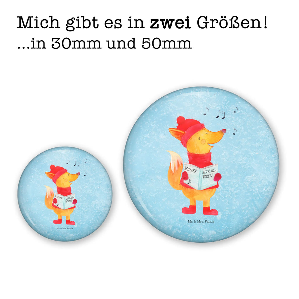 Button Fuchs Sänger 50mm Button, Button, Pin, Anstecknadel, Winter, Weihnachten, Weihnachtsdeko, Nikolaus, Advent, Heiligabend, Wintermotiv, Fuchs, Füchse, Sänger, Geschenk Sänger, Singen, Weihnachtslieder