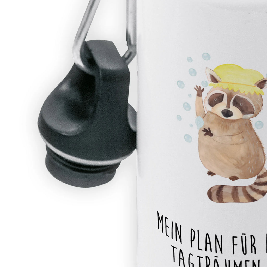 Kindertrinkflasche Waschbär Kindertrinkflasche, Kinder Trinkflasche, Trinkflasche, Flasche, Kinderflasche, Kinder, Kids, Kindergarten Flasche, Grundschule, Jungs, Mädchen, Tiermotive, Gute Laune, lustige Sprüche, Tiere, Waschbär, Tagträumen, Plan, Fröhlich, waschen, Seifenblasen