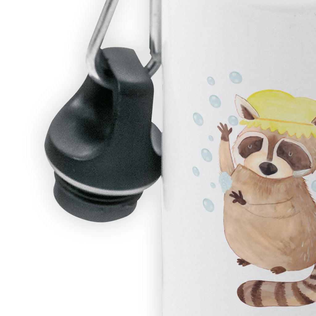 Kindertrinkflasche Waschbär Kindertrinkflasche, Kinder Trinkflasche, Trinkflasche, Flasche, Kinderflasche, Kinder, Kids, Kindergarten Flasche, Grundschule, Jungs, Mädchen, Tiermotive, Gute Laune, lustige Sprüche, Tiere, Waschbär, Tagträumen, Plan, Fröhlich, waschen, Seifenblasen