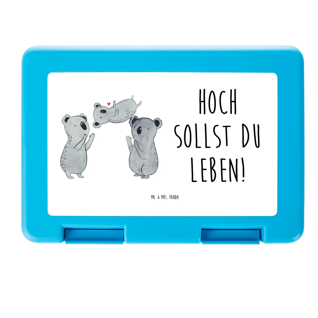 Brotdose Koala Feiern Sich Brotbox, Snackbox, Lunch box, Butterbrotdose, Brotzeitbox, Geburtstag, Geburtstagsgeschenk, Geschenk, Koala, Familie, Kind, Eltern, Herz, Liebe