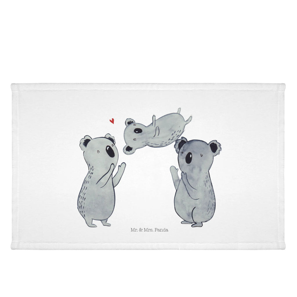 Handtuch Koala Feiern Sich Handtuch, Badehandtuch, Badezimmer, Handtücher, groß, Kinder, Baby, Geburtstag, Geburtstagsgeschenk, Geschenk, Koala, Familie, Kind, Eltern, Herz, Liebe