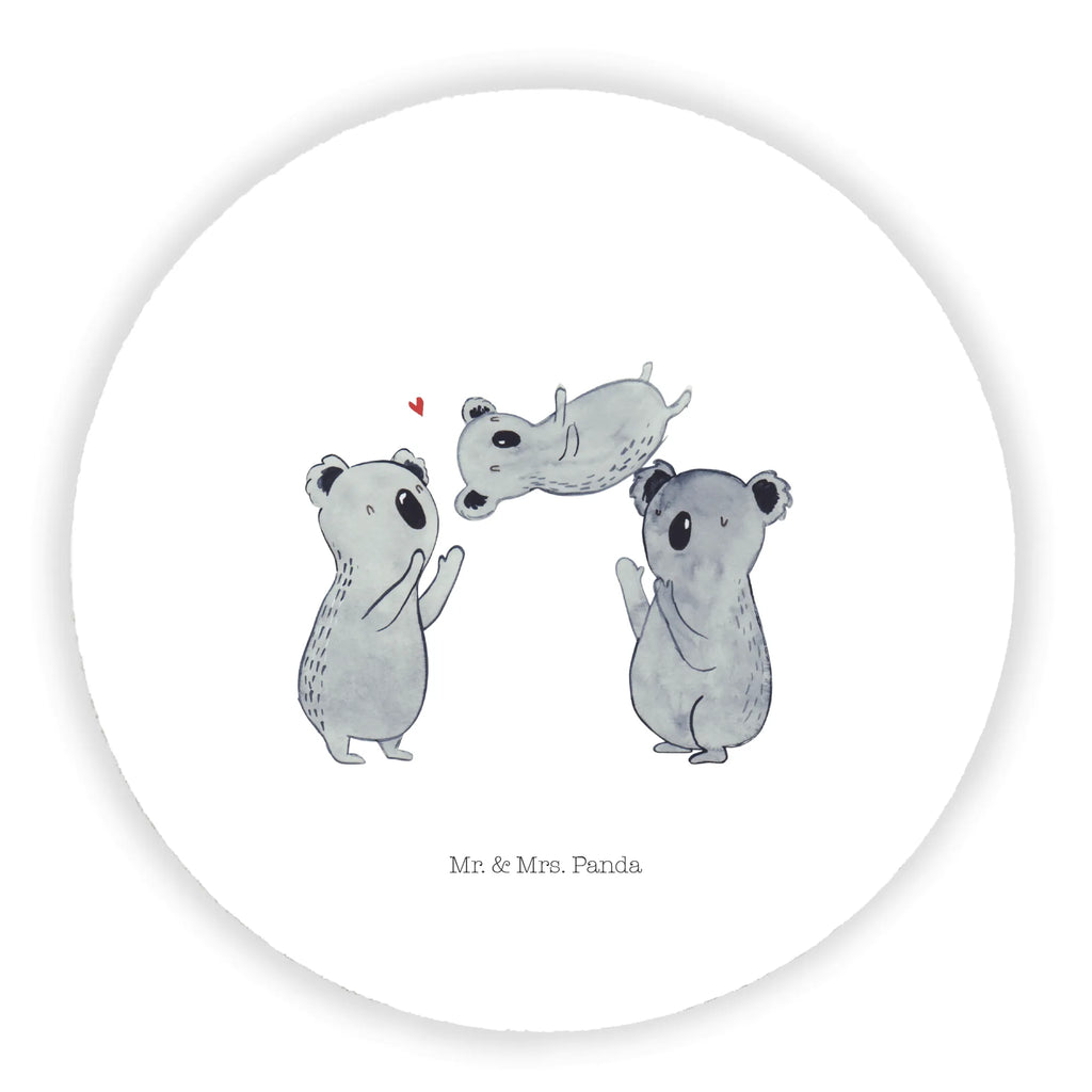 Rund Magnet Koalas Feiern Kühlschrankmagnet, Pinnwandmagnet, Souvenir Magnet, Motivmagnete, Dekomagnet, Whiteboard Magnet, Notiz Magnet, Kühlschrank Dekoration, Geburtstag, Geburtstagsgeschenk, Geschenk, Koala, Familie, Kind, Eltern, Herz, Liebe