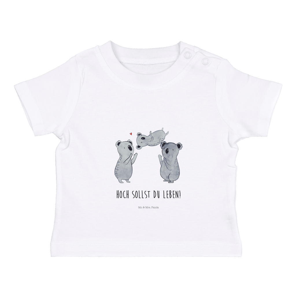 Organic Baby Shirt Koalas Feiern Baby T-Shirt, Jungen Baby T-Shirt, Mädchen Baby T-Shirt, Shirt, Geburtstag, Geburtstagsgeschenk, Geschenk, Koala, Familie, Kind, Eltern, Herz, Liebe