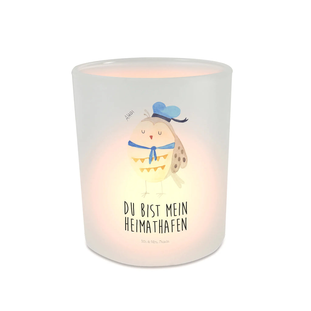 Windlicht Eule Matrose Windlicht Glas, Teelichtglas, Teelichthalter, Teelichter, Kerzenglas, Windlicht Kerze, Kerzenlicht, Glas Windlicht, Windlicht Zur Hochzeit, Windlicht Deko, Windlicht Hochzeit, Teelichtgläser, Windlicht Dekorieren, Eule, Eule Spruch, Eule Deko, Owl, Wortspiel lustig, Matrose, Freundin, Ehe, Seefahrer, Heimathafen, Hochzeitstag Geschenk